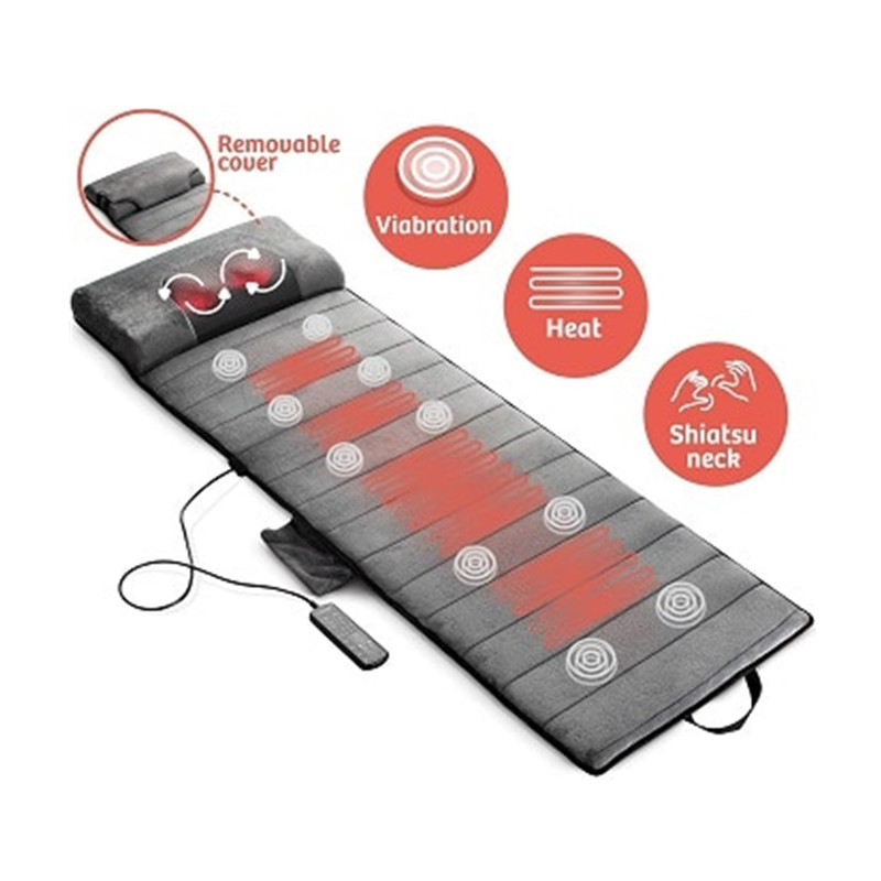 full body theraphy massage mattress with vibration and heat